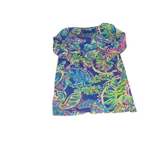 Lilly Pulitzer Girls Mini Palmetto Dress in Toucan Play size XL 12-14 X-Large - Picture 2 of 6